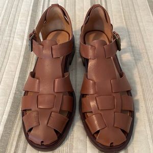 Madewell Fisherman Flats NEVER been worn - Size 7